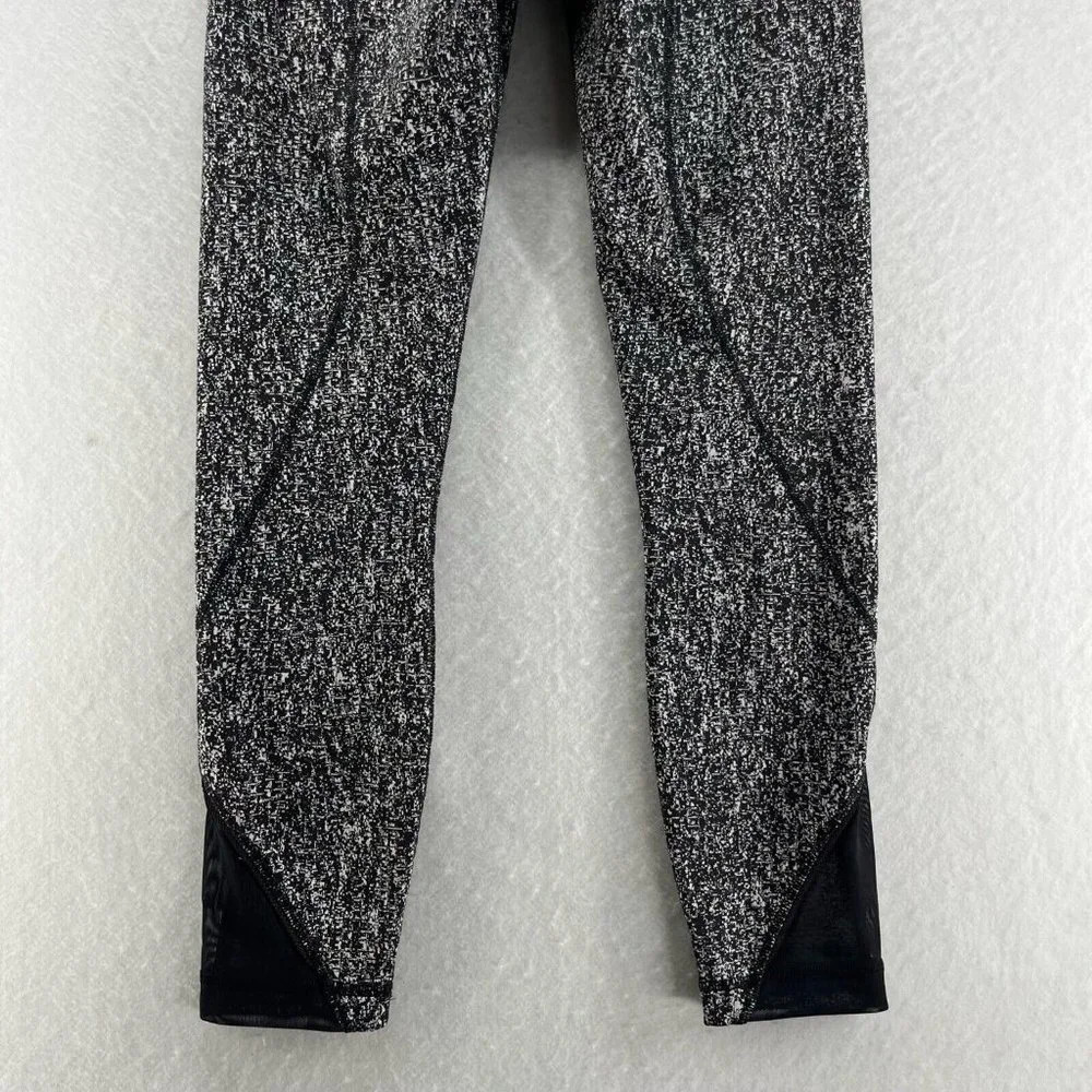 Lululemon Leggings Women Sz 6 Run Inspire Crop II Pull On Stretch Workout Gray - Picture 6 of 10